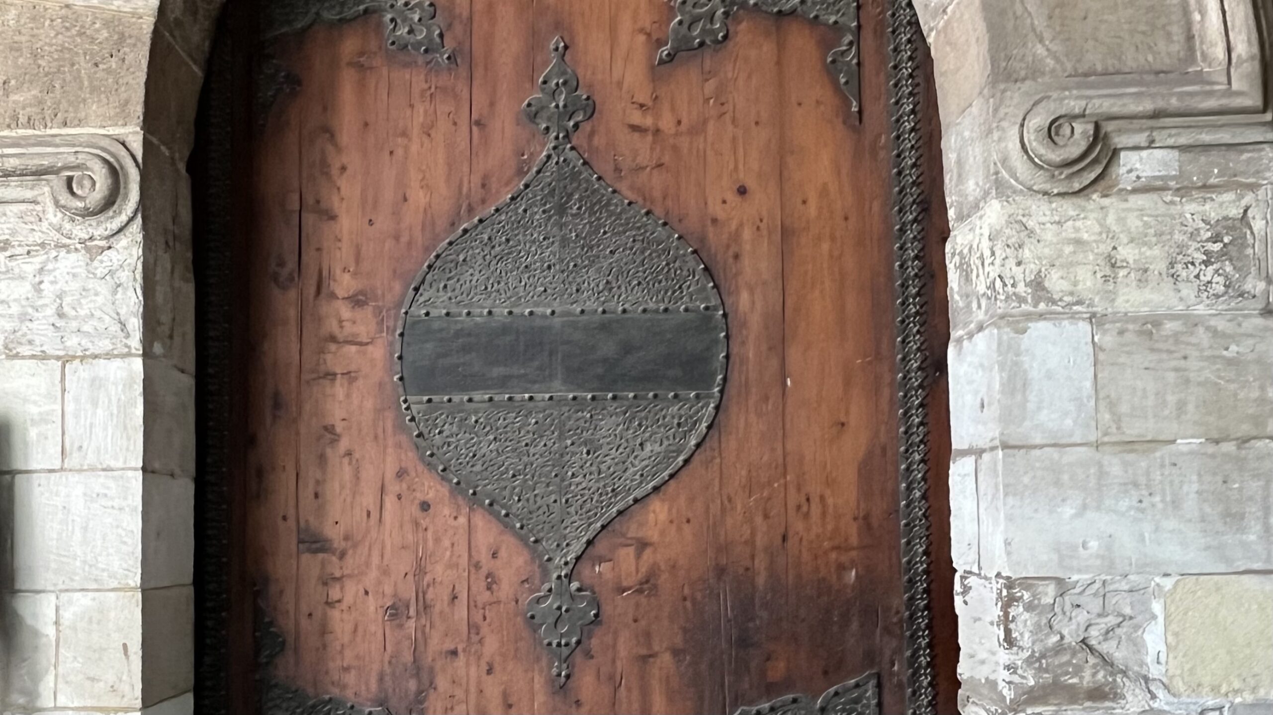 Cairo Attractions Guide: Ornate Entrance Door at Sultan Al Muayyad, Cairo