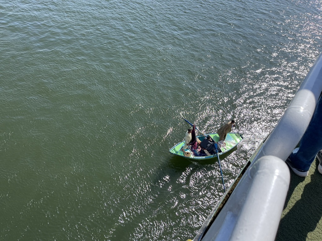 Forget the mall—the real shopping happens right off the side of the ship.