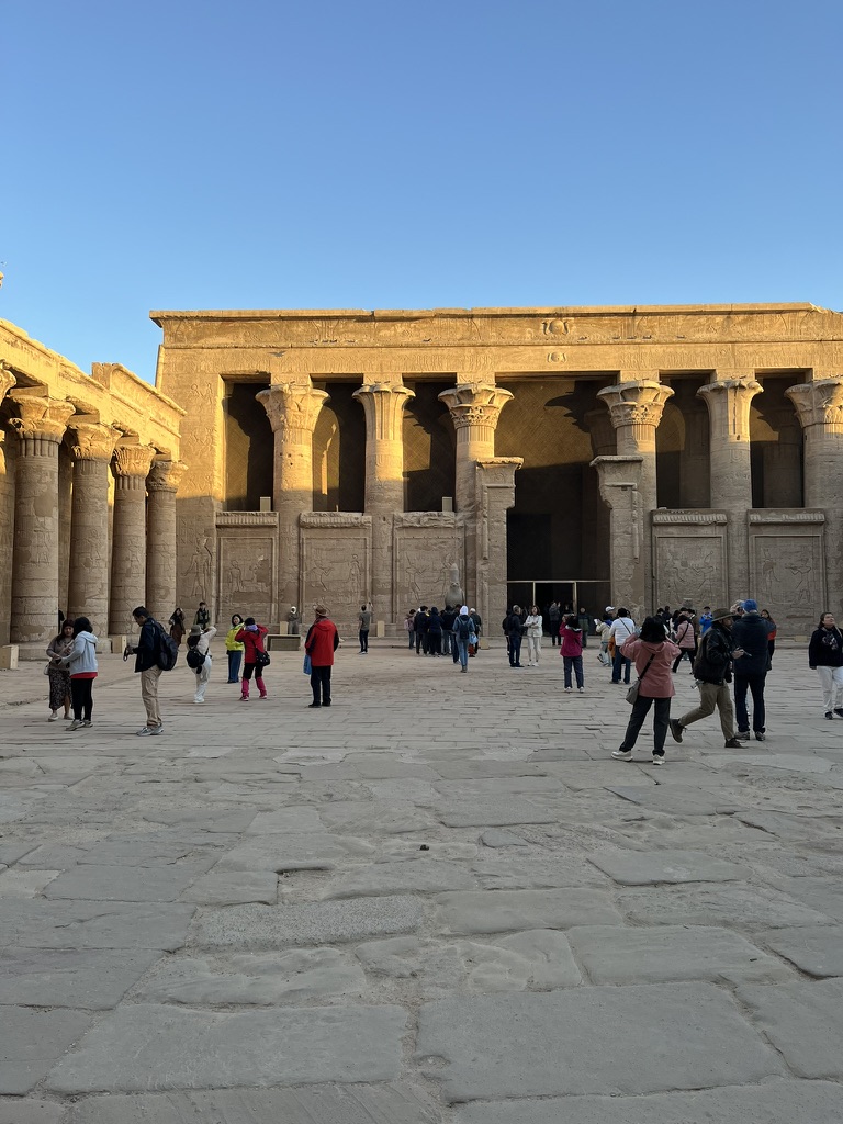 Stepping off the boat to navigate the Temple of Edfu feels like entering a time capsule. Watching the sunlight play across the falcon statues and intricate reliefs at your own pace.
