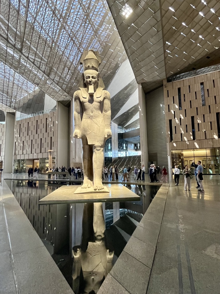 Standing over 11 meters tall, Ramesses II welcomes every visitor to the museum, looking just as powerful as he did when he was first carved 3,200 years ago.