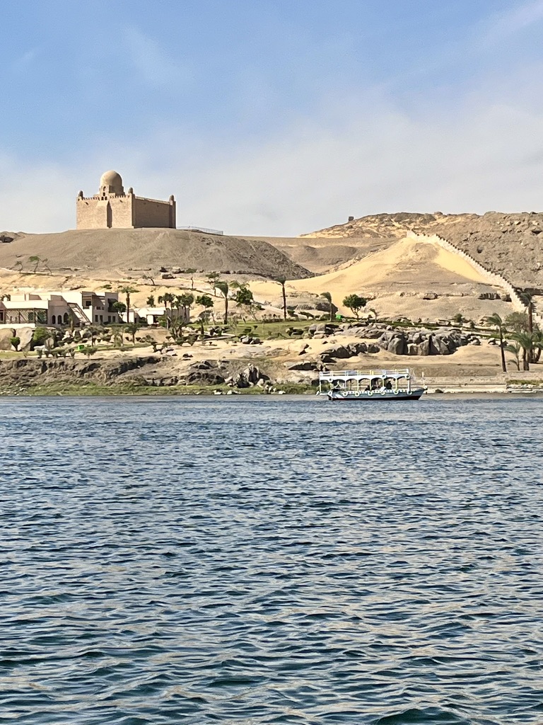 Mausoleum of Aga Khan (Aswan), the final resting place of Sir Sultan Muhammed Shah, Aga Khan III, the 48th Imam of the Ismaili Muslims.
